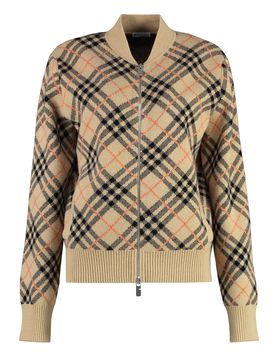 Burberry Cashmere Zip Cardigan