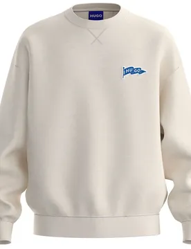 Hugo Sweat-shirt Nohatoch 10278052 Blue Open White M
