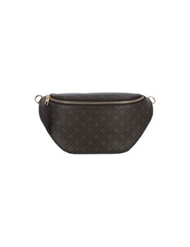 Cotton Tote Bag with Leather Trim