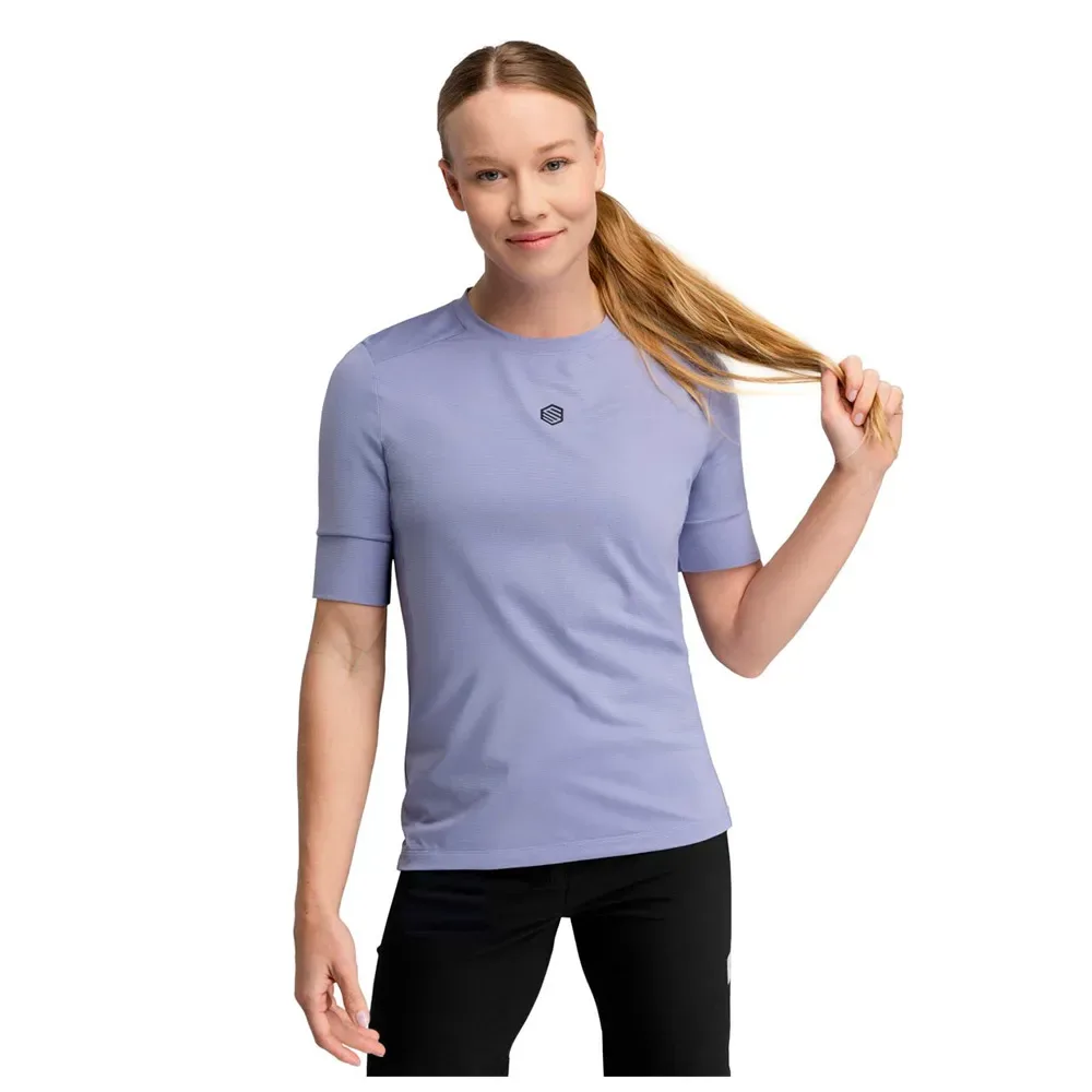 Maglia A Maniche Corte Aria Purple - Siroko - FashionsVida