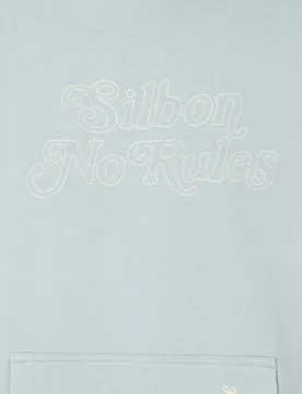 Sudadera de hombre relaxed fit hoodie no rules - Silbon - FashionsVida