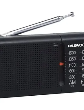 Radio Portable Dw1119 Black One Size unisex - Daewoo - FashionsVida