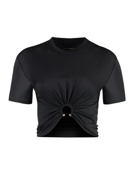 RABANNE Cotton Crew-neck T-shirt