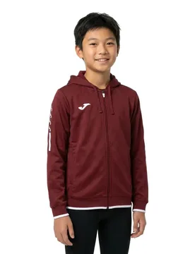 Sweat-shirt à Zip Olimpiada Burgundy 4 Années Garçon - Joma - FashionsVida