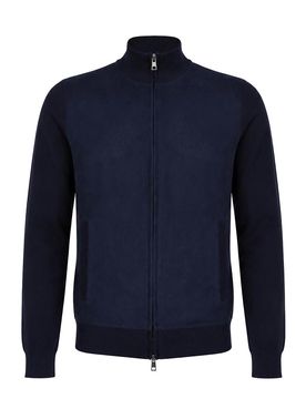 Giacca In Maglia Di Cotone