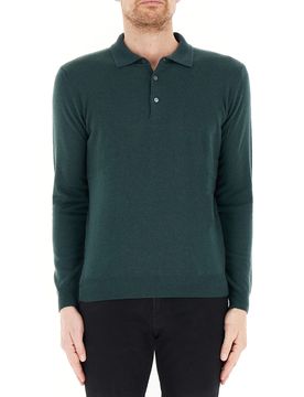 Polo lana merino PETROLIO 48