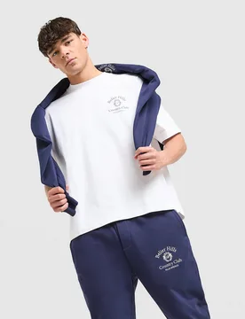 Mens Maglia Country Club - Bianco, bianco bianco Uomo taglia XL - BELIER - FashionsVida