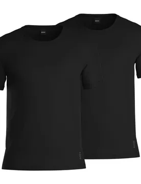 Couche De Base à Manches Courtes Modern 2 Unités Black L