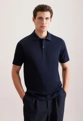 Regular Polo Uni Blau XXL