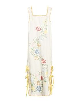 Vestido largo Mujer Marfil 34 Mujer