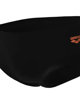 Zip Brief 9cm Herren Badehose, schwarz 6