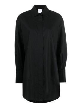 Camicia a maniche lunghe con stampa logo