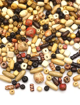 Pcs/lot New Mix Wood Beads DIY Fashion Jewelry Making Accessories Mica color Wooden Beads wholesale - Aliexpress - FashionsVida