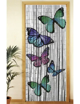 Bambusvorhang Schmetterlinge, 90 x 200 cm - Maximex - FashionsVida