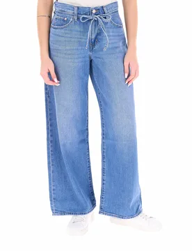 Jeans wide leg LEVI'S BLU CHIARO 25 - Levis - FashionsVida