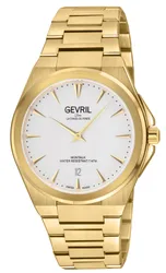 Mens Montauk Men'S316l Stainless Steel Ipyg Case, White Dial, 316l Bracelet Watch - Gold - One Size
