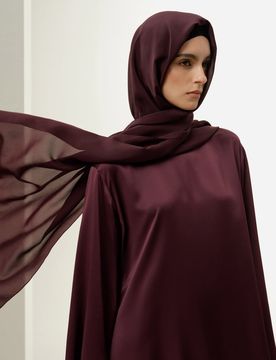 Hijab Donna in Chiffon di Seta Elegante Morbido Velo Islamico 60x90cm
