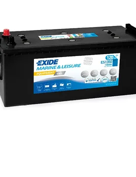V/760 Cca Gel Equipment Es1350 Battery 120ah Black One Size unisex - Exide - FashionsVida