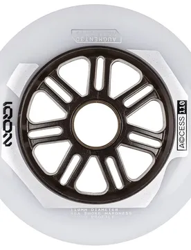 Roues De Patins Access 110 85a 3 Unités Natural / Transparent Black 110 mm unisex
