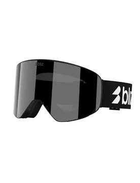 Masque De Ski Flow Matte Black Smoke W Silver Mirror/CAT3 Homme - Bliz - FashionsVida