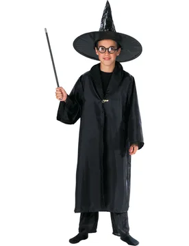 Zauberer Umhang Kinderkostüm schwarz - ESPA - FashionsVida