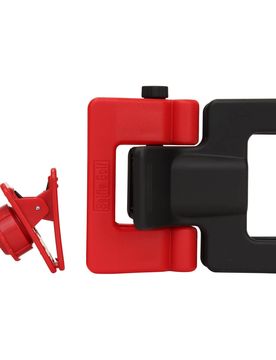 Smartphone Halterung, schwarz/rot