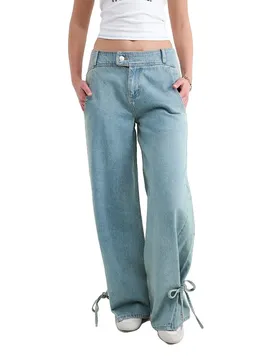 Jean 30000689 Bow Details Light Blue Denim 38