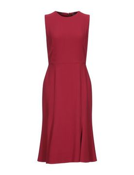 Dolce&Gabbana Vestido midi Mujer Rojo 42 Mujer