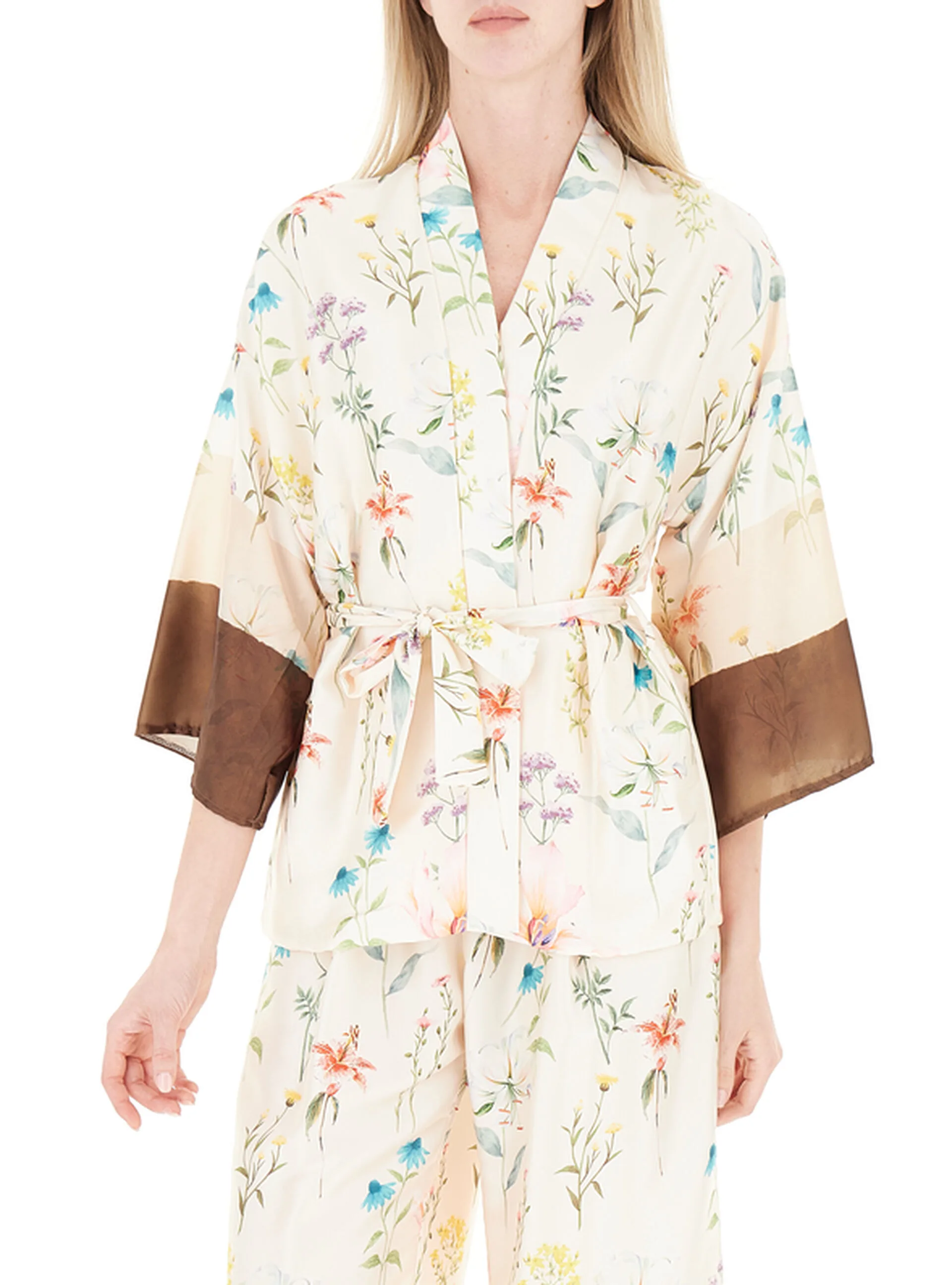 Giacca kimono AVORIO XL - Rinascimento - FashionsVida