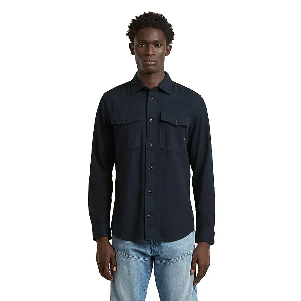 Camicia A Maniche Lunghe Marine Salute Gd M - G-Star - FashionsVida