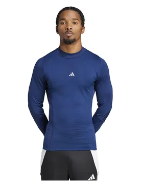 T-shirt à Manches Longues Techfit Cold.rdy Team Navy Blue 2 S - Adidas - FashionsVida