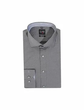 Hemd Body Fit grau 46 herren - OLYMP LEVEL FIVE - FashionsVida