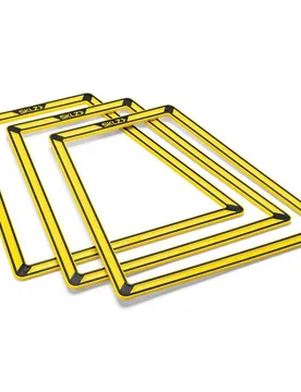 Entraîneur D´agilité Avec Design Trapézoïdal 10 Unités Yellow One Size unisex