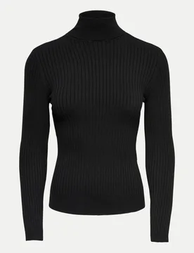 Rollkragenpullover ONLKarol Schwarz M - Only - FashionsVida
