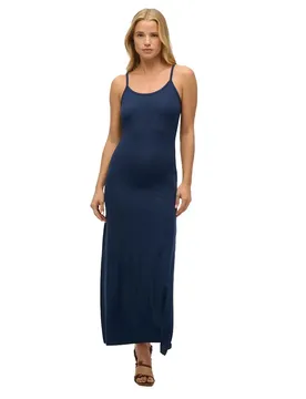 Robe Sans Manches Athletic Essential Jersey Maxi Cami Richest Navy XL