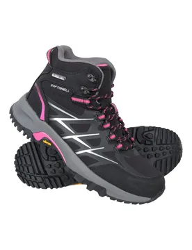 Extreme Byzantine Womens Waterproof Vibram Boots - Black - Black - Size: 8 - Mountain Warehouse - FashionsVida