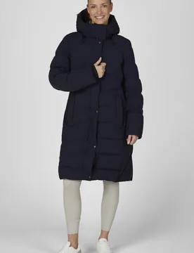 Damen Stepp-Reitmantel FLEXQUILT RAINCOAT nightblue 38 - Pikeur - FashionsVida