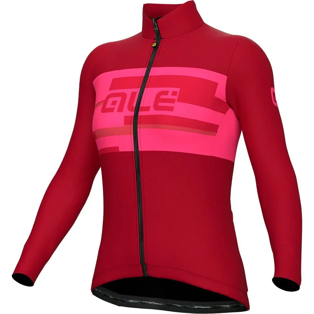 Maglia A Maniche Lunghe Solid Borealis Bordeaux - Ale - FashionsVida