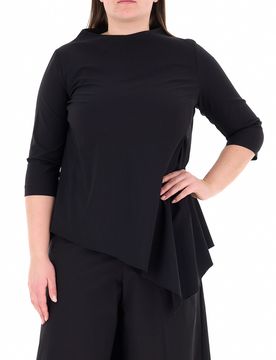 JURERE Blusa con drappeggio NERO M