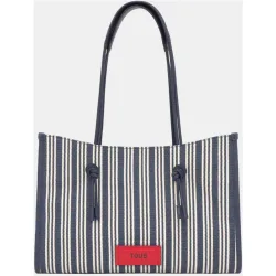 Bolso shopper extra grande Summer Holidays Jacquard