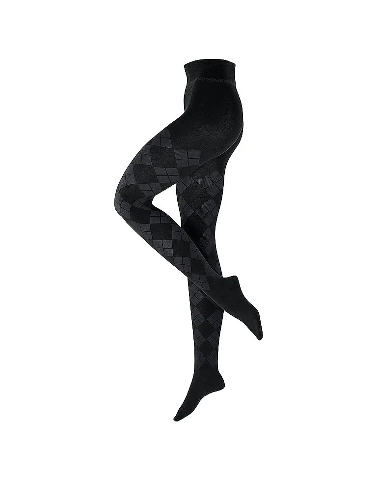 Strickstrumpfhose ELEGANT ESSENCE black schwarz 38-40 damen - Burlington - FashionsVida