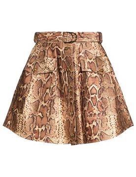 Minirock Damen Beige 1,2 Damen