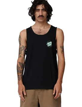 T-shirt Sans Manches Partial Dot Black / Mint XL - Santa Cruz - FashionsVida