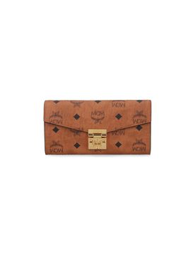 Mcm Cowhide-Trim Wallet