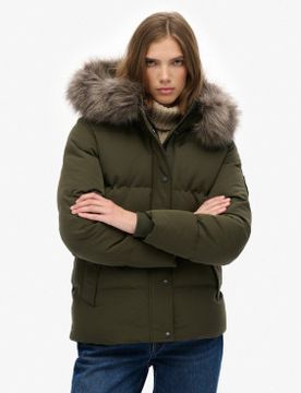 Para mujer. W5011929A Abrigo Everest Five Baffle (L), Casual, Poliéster Reciclado, Sostenible