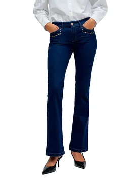 Jean Wonder Pocket Bootcut Fit Dark Wash 30 - Salsa Jeans - FashionsVida
