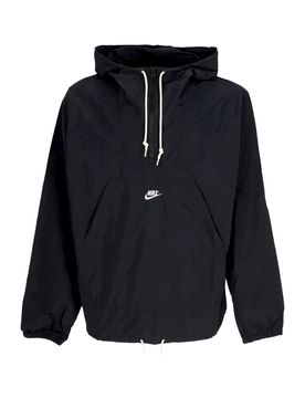 Giacca a Vento Infilabile Uomo Club Marina Anorak Jacket Black/white