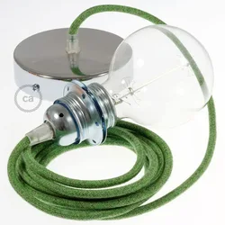 Cables Lampe Suspendue Pendel Pour Abat-jour Rx08 Diy 2 M Bronte / Chrome Plated One Size
