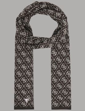 Sciarpa marrone da uomo logo 4G M5BZ19 Z0442 FNI3