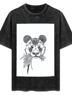 Panda head T-Shirt Basic Tee Shirt for Everyday Outfit - Aliexpress - FashionsVida